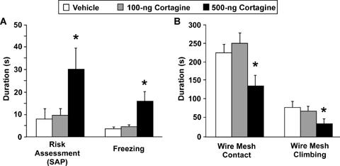 Cortagine: Behavioral and Autonomic Function of the Selective CRF Receptor Subtype 1 Agonist