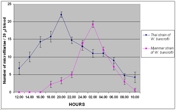 Random amplified polymorphic DNA (RAPD) for differentiation between Thai and Myanmar strains of Wuchereria bancrofti.