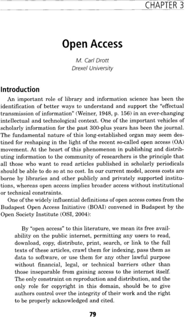 Open access