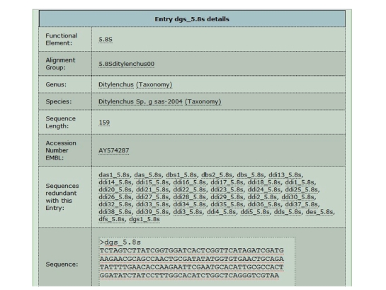 PPNEMA: A resource of plant-parasitic nematodes multialigned ribosomal cistrons.