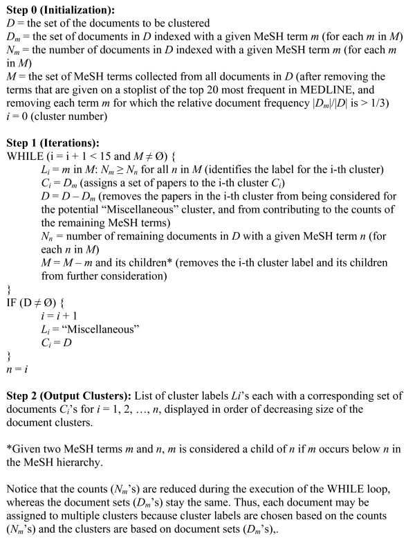 Anne O'Tate: A tool to support user-driven summarization, drill-down and browsing of PubMed search results.