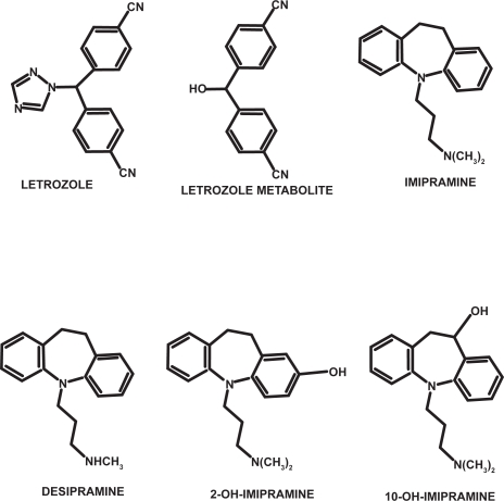 Micellar electrokinetic chromatographic study of the separation of an aromatase inhibitor and a tryciclic antidepressant in the breast cancer treatment.