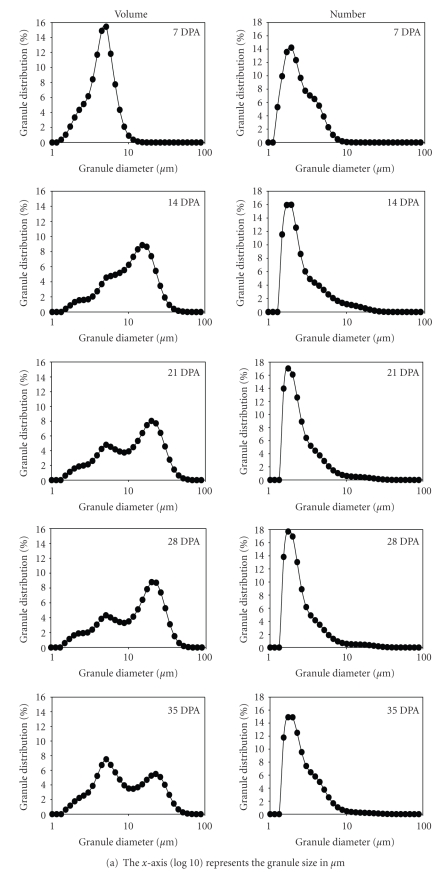 Transcriptomic analysis of starch biosynthesis in the developing grain of hexaploid wheat.