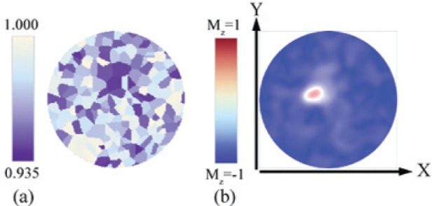 Implementation of Two-Dimensional Polycrystalline Grains in Object Oriented Micromagnetic Framework.