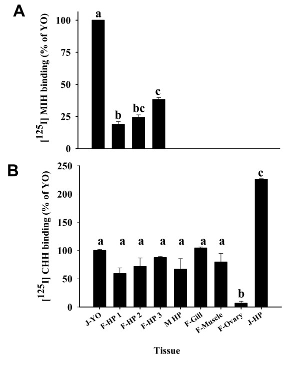 Molt-inhibiting hormone stimulates vitellogenesis at advanced ovarian developmental stages in the female blue crab, Callinectes sapidus 2: novel specific binding sites in hepatopancreas and cAMP as a second messenger.