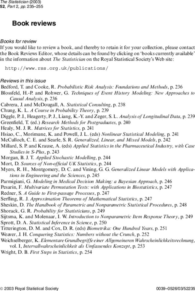 Probability for Statisticians