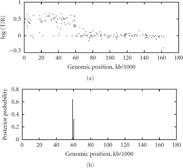 A bayesian analysis for identifying DNA copy number variations using a compound poisson process.