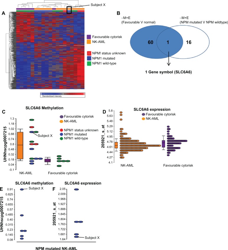 Identification of gene networks associated with acute myeloid leukemia by comparative molecular methylation and expression profiling.