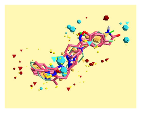 Molecular-field-based three-dimensional similarity studies on quinoline-based CNS active agents.