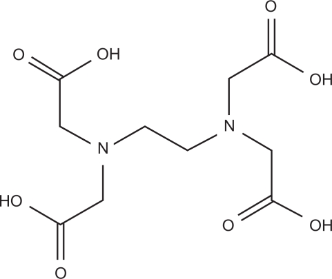 A validated reverse phase HPLC method for the determination of disodium EDTA in meropenem drug substance with UV-detection using precolumn derivatization technique.