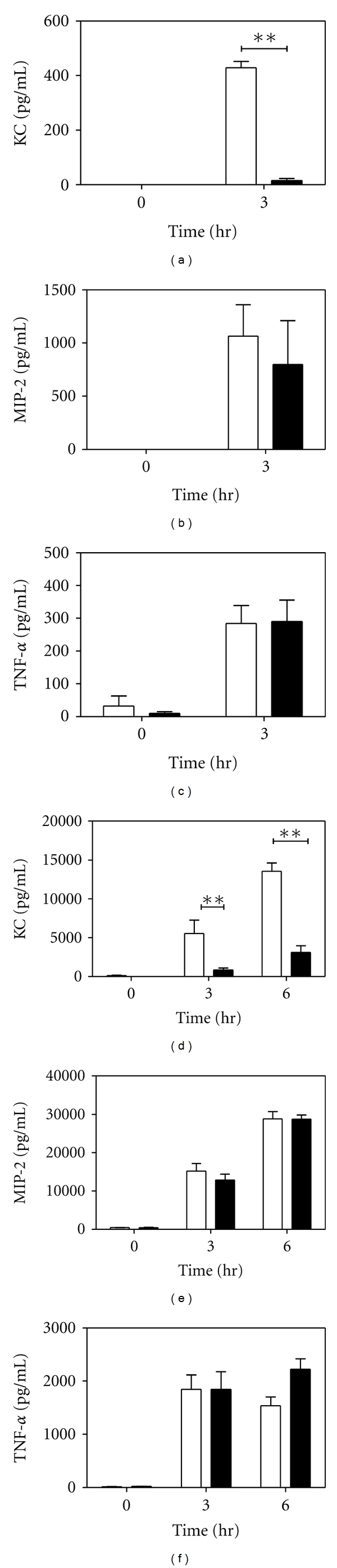Effect of PAR-2 Deficiency in Mice on KC Expression after Intratracheal LPS Administration.