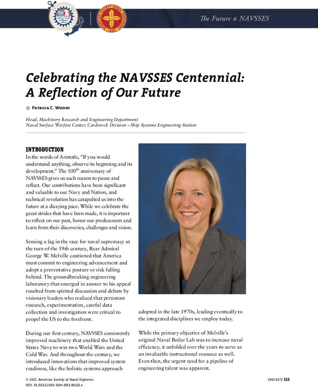 Celebrating the NAVSSES Centennial: A Reflection of Our Future