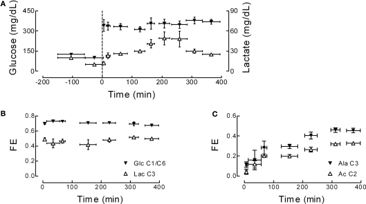 Compartmentalized Cerebral Metabolism of [1,6-(13)C]Glucose Determined by in vivo (13)C NMR Spectroscopy at 14.1 T.