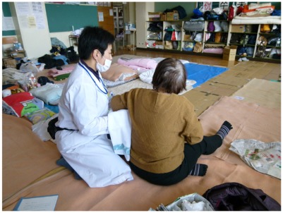 Report on disaster medical operations with acupuncture/massage therapy after the great East Japan earthquake.