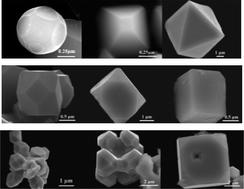 Morphological evolution of TiC from octahedron to cube induced by elemental nickel†