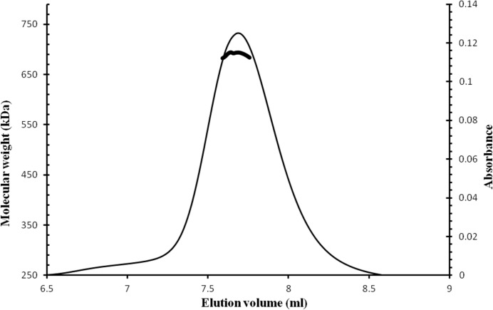 Recombinant portal protein from Staphylococcus epidermidis bacteriophage CNPH82 is a 13-subunit oligomer.