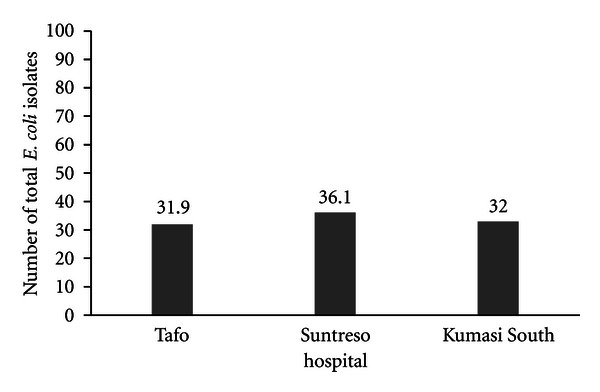 Antibiotic Resistance Patterns of Escherichia coli Isolates from Hospitals in Kumasi, Ghana.