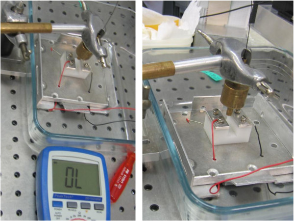 Could titanium oxide coating from a sol-gel process make stone baskets more resistant to laser radiation at 2.1 μm?