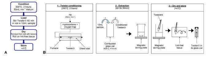 Characterisation of dissolved organic compounds in hydrothermal fluids by stir bar sorptive extraction - gas chomatography - mass spectrometry. Case study: the Rainbow field (36°N, Mid-Atlantic Ridge)