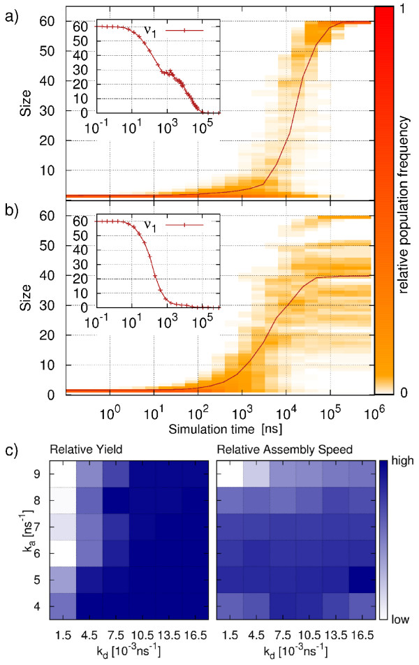 Stochastic dynamics of virus capsid formation: direct versus hierarchical self-assembly.