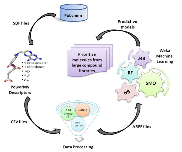 Computational models for in-vitro anti-tubercular activity of molecules based on high-throughput chemical biology screening datasets.