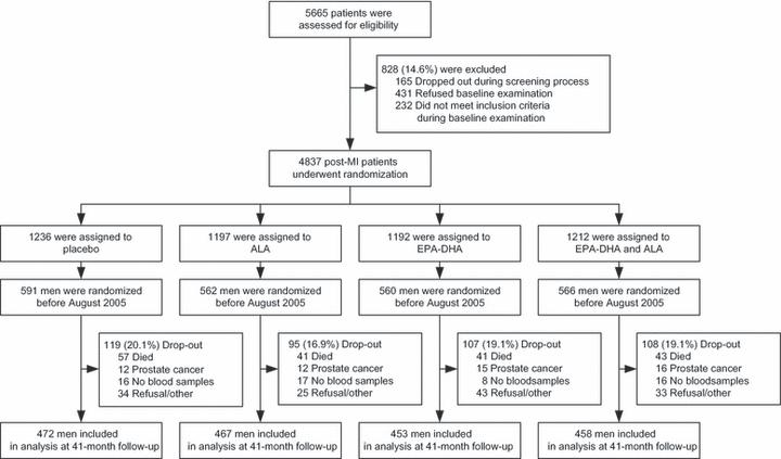 No effects of n−3 fatty acid supplementation on serum total testosterone levels in older men: the Alpha Omega Trial