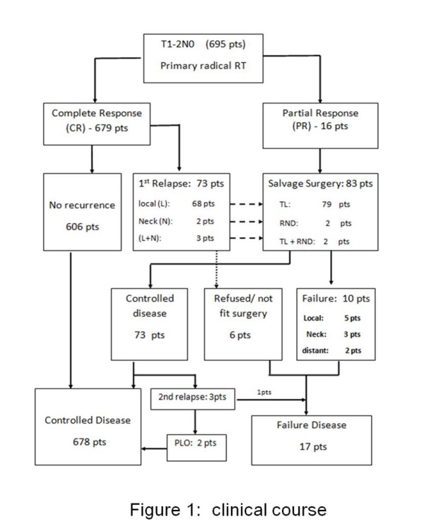 Definitive radiotherapy for early stage glottic cancer by 6 MV photons.