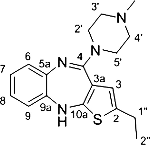 Novel olanzapine analogues presenting a reduced H1 receptor affinity and retained 5HT2A/D2 binding affinity ratio.