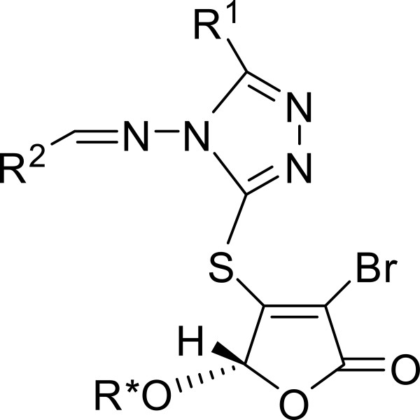 Synthesis and evaluation of antitumor activities of novel chiral 1,2,4-triazole Schiff bases bearing γ-butenolide moiety.