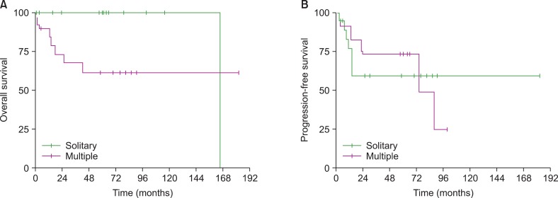 Clinical characteristics and outcomes of primary bone lymphoma in Korea.