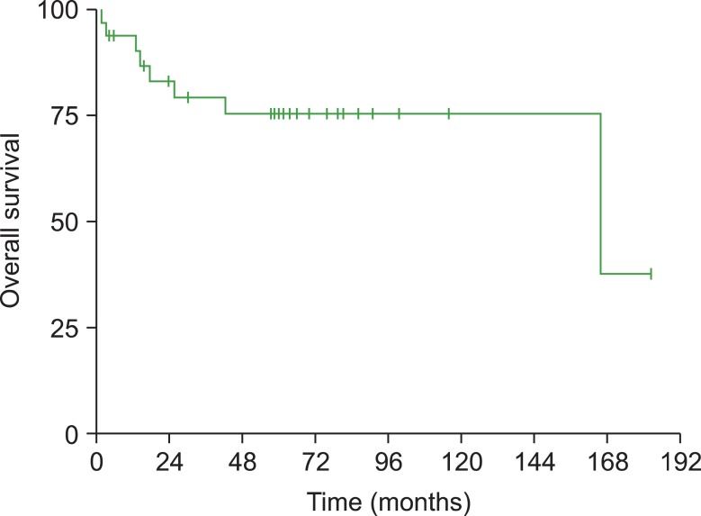 Clinical characteristics and outcomes of primary bone lymphoma in Korea.