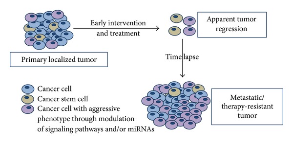 Pathways to breast cancer recurrence.