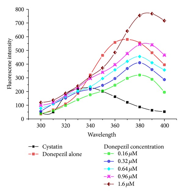 Studies on interaction of buffalo brain cystatin with donepezil: an Alzheimer's drug.