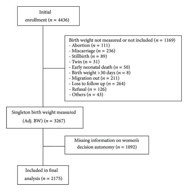 Effect of Women's Decision-Making Autonomy on Infant's Birth Weight in Rural Bangladesh.