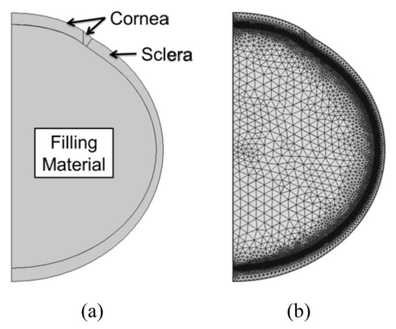 Finite element modeling of the viscoelastic responses of the eye during microvolumetric changes.