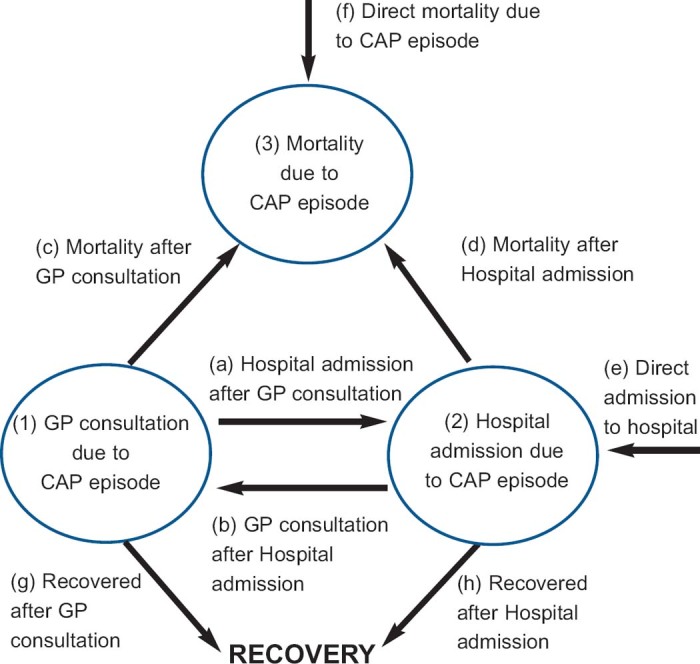 General practitioners' contribution to the management of community-acquired pneumonia in the Netherlands: a retrospective analysis of primary care, hospital, and national mortality databases with individual data linkage.