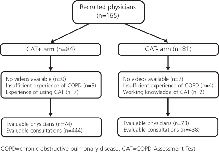 Utility of COPD Assessment Test (CAT) in primary care consultations: a randomised controlled trial.