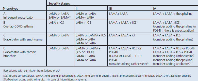 A new approach to grading and treating COPD based on clinical phenotypes: summary of the Spanish COPD guidelines (GesEPOC).