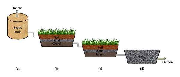 Reduction of Contaminants (Physical, Chemical, and Microbial) in Domestic Wastewater through Hybrid Constructed Wetland.