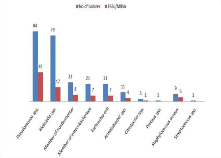 Microbiological profile of lower respiratory tract infections in neurological intensive care unit of a tertiary care center from Central India.