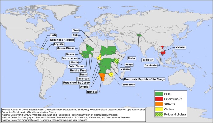 What we are watching--five top global infectious disease threats, 2012: a perspective from CDC's Global Disease Detection Operations Center.