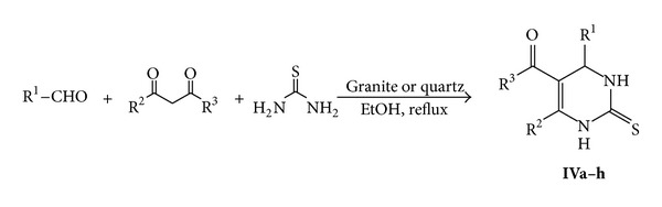 Three Component Reaction: An Efficient Synthesis and Reactions of 3,4-Dihydropyrimidin-2(1H)-Ones and Thiones Using New Natural Catalyst.