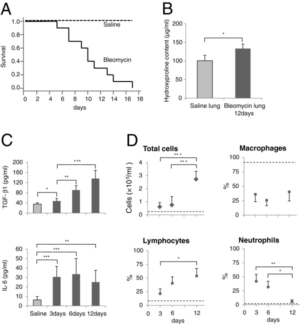 Direct isolation of myofibroblasts and fibroblasts from bleomycin-injured lungs reveals their functional similarities and differences.