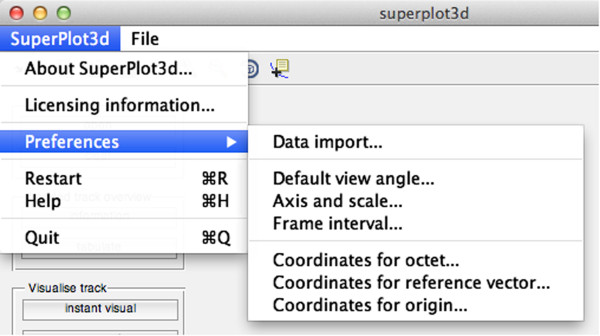 Superplot3d: an open source GUI tool for 3d trajectory visualisation and elementary processing.