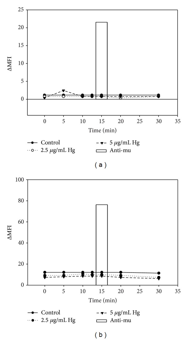 Elements of the B cell signalosome are differentially affected by mercury intoxication.