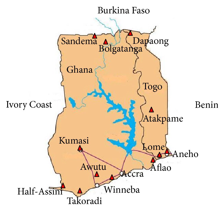 Evaluation of the quality of artemisinin-based antimalarial medicines distributed in ghana and togo.