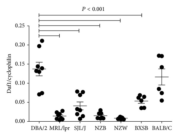 A tandem repeat in decay accelerating factor 1 is associated with severity of murine mercury-induced autoimmunity.