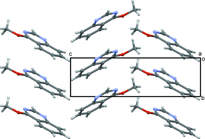 Crystal structure of 4-meth-oxy-quinazoline.