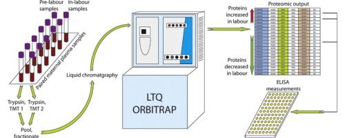 Human maternal plasma proteomic changes with parturition