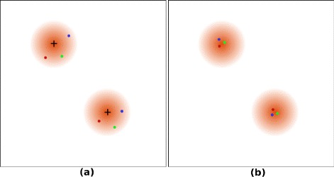 Drift correction for single-molecule imaging by molecular constraint field, a distance minimum metric.